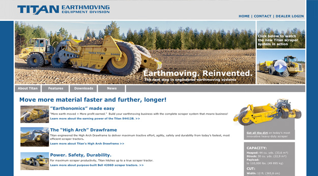 Earthmoving. Reinvented. - Website