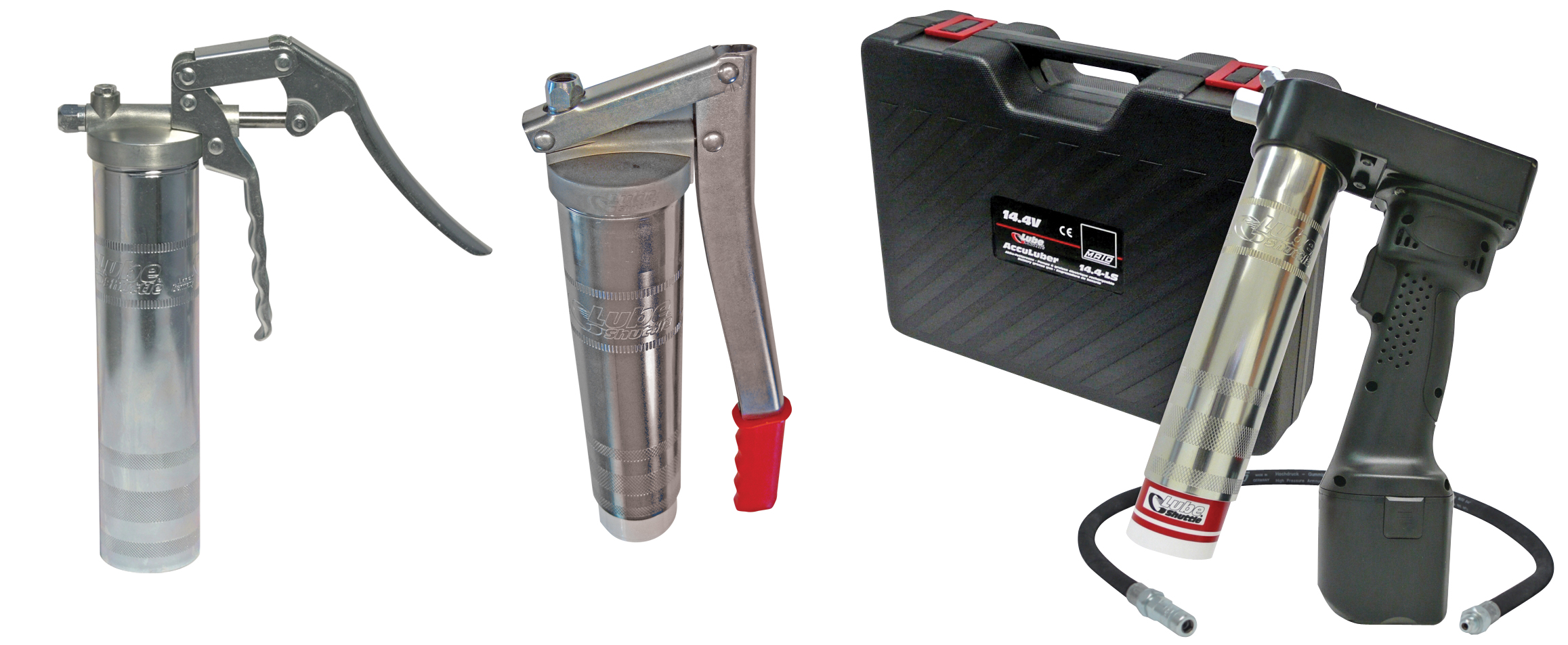 New “Lube-Shuttle” Grease Guns Take the Mess Out Of Routine Equipment Maintenance