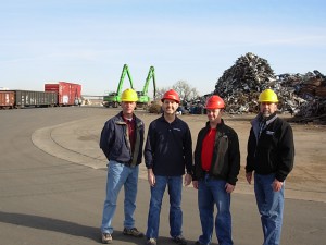 (From L to R:) Don Harrison, Rasmussen Equipment, Mark Bond, Metro Group, Dan Floyd, Metro Group, Randy Gallegos, Rasmussen Equipment 