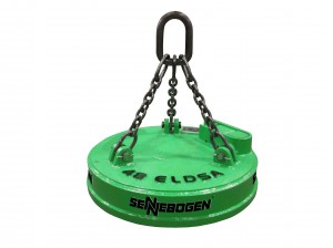 SENNEBOGEN distributors are now able to supply OEM lifting magnets in sizes from 30” to 72” and matched to the customer’s application.