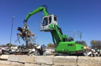 The SENNEBOGEN 818, Grapple And Dealer Service Make A Complete Scrap Handling Solution For Palmetto Recycling