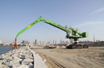 Dubai Sea Wall Project Takes “Balanced” Approach To Land Reclamation With SENNEBOGEN 880 EQ
