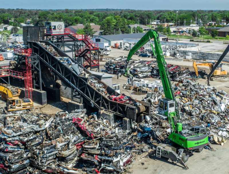 Shredder Upgrade Calls For An Upgrade To SENNEBOGEN At Lakeside Auto