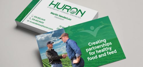 Huron Business Card Design