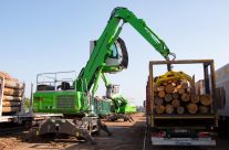 Sawmill Turns To SENNEBOGEN For Timber Handling Technology