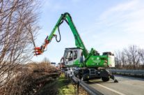 Tree Care Added To Landscaping Operations  With Addition Of SENNEBOGEN 718 E