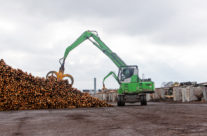 Two SENNEBOGEN Log Handlers Double Down On Green Performance